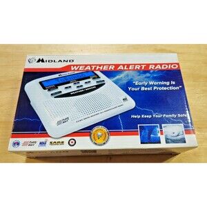 Midland WR-120EZ Weather Alert Radio Early Warning Warning NOAA BATTERY POWERED
